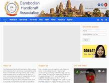 Tablet Screenshot of cha-cambodia.org
